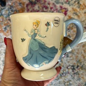 🩵🩵Rae Dunn cinderella double sided mug!🩵🩵